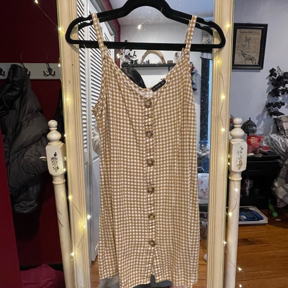 Cotton On Gingham Mini Dress
